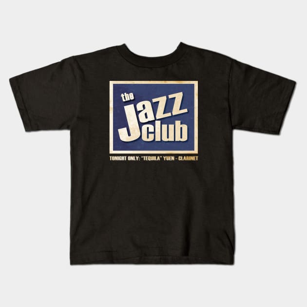 Hard Boiled - Jazz Club Kids T-Shirt by TheUnseenPeril